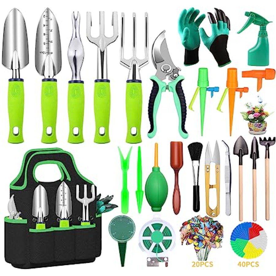 Succulent Set - مجموعة أدوات الحدائق 84 قطعة، تتضمن