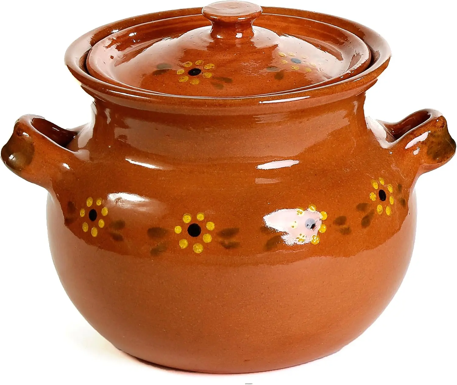 Terracotta Pot - وعاء فاصوليا مكسيكي تقليدي من الطين،