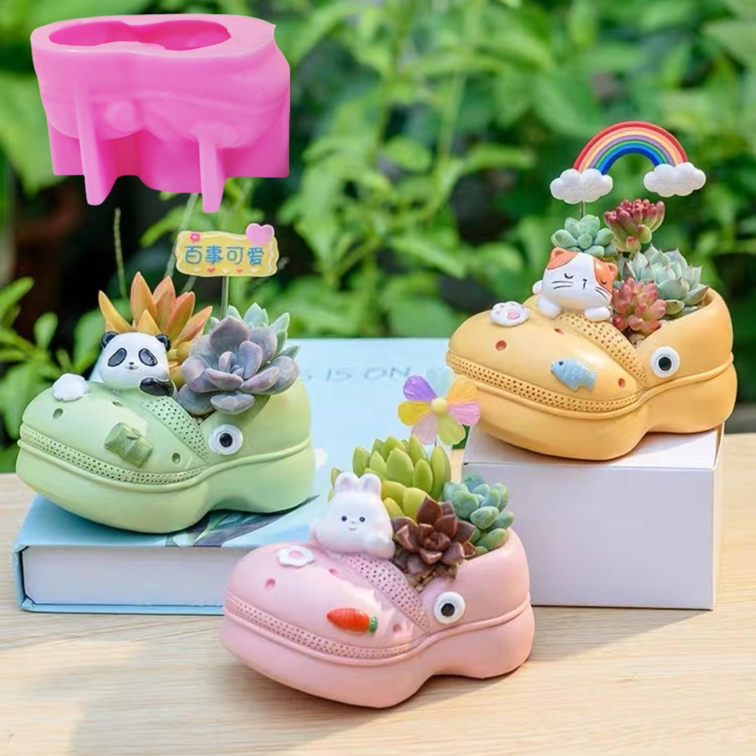 ثلاثية الأبعاد نعال بصور حيوان - مراجعة Succulent Set وسعره