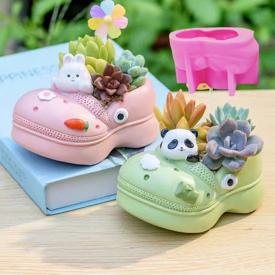 ثلاثية الأبعاد نعال بصور حيوان - مراجعة Succulent Set وسعره
