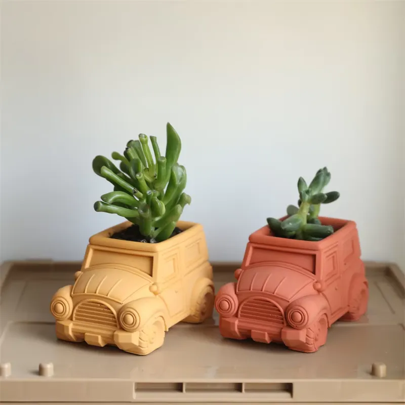 قوالب سيليكون خرسانية بتصميم س - مراجعة Plant Pot وسعره