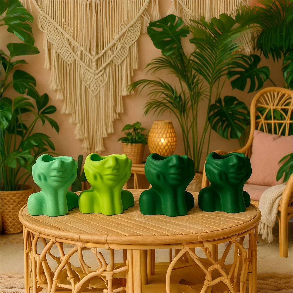 مجردة الوجه زارع وعاء قالب من  - مراجعة Succulent Set وسعره