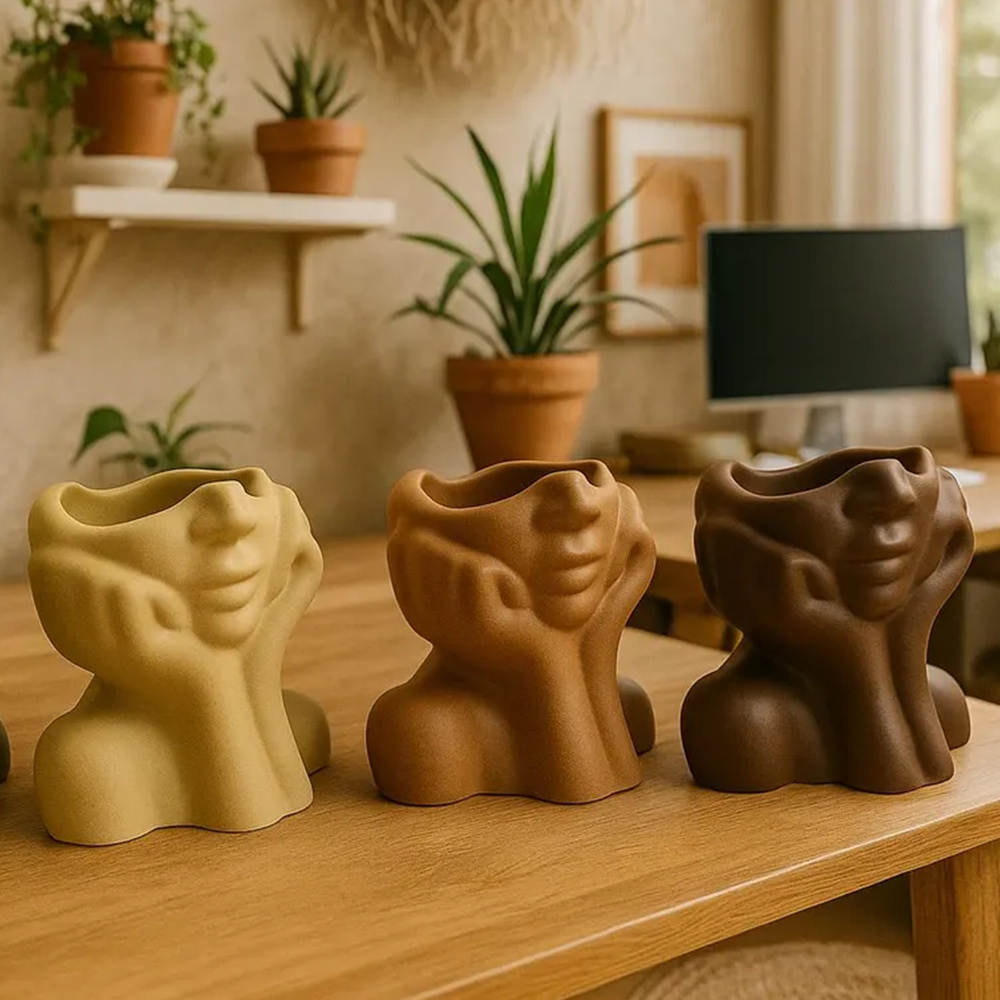 مجردة الوجه زارع وعاء قالب من  - مراجعة Succulent Set وسعره