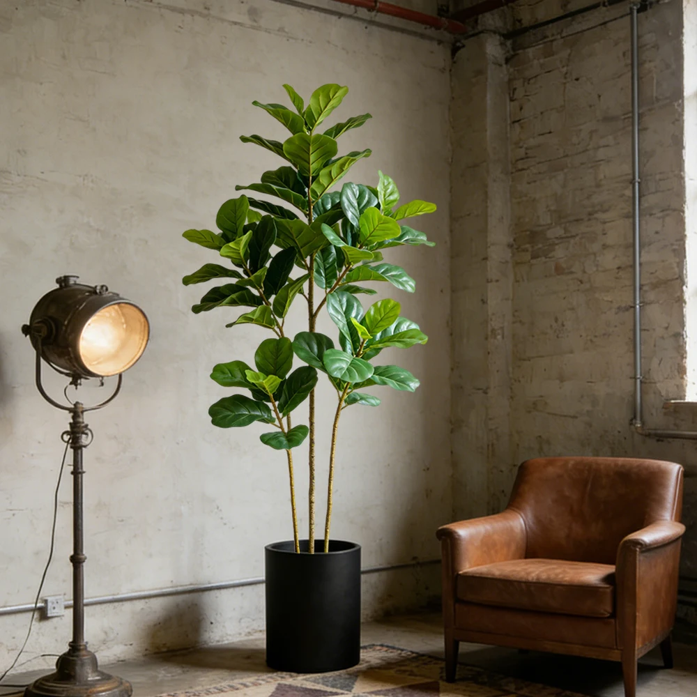 شجرة تين صناعية بطول 64/122 سم - مراجعة Fiddle Leaf Fig وسعره