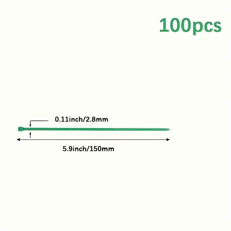 100 قطعة من رباطات الحدائق، لر - مراجعة Plant Pot وسعره