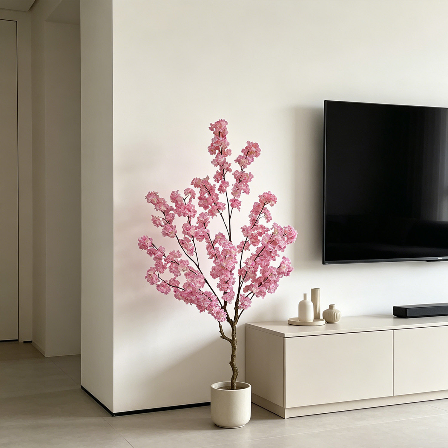 نبات زهور الكرز الاصطناعية بطو - مراجعة Fiddle Leaf Fig وسعره