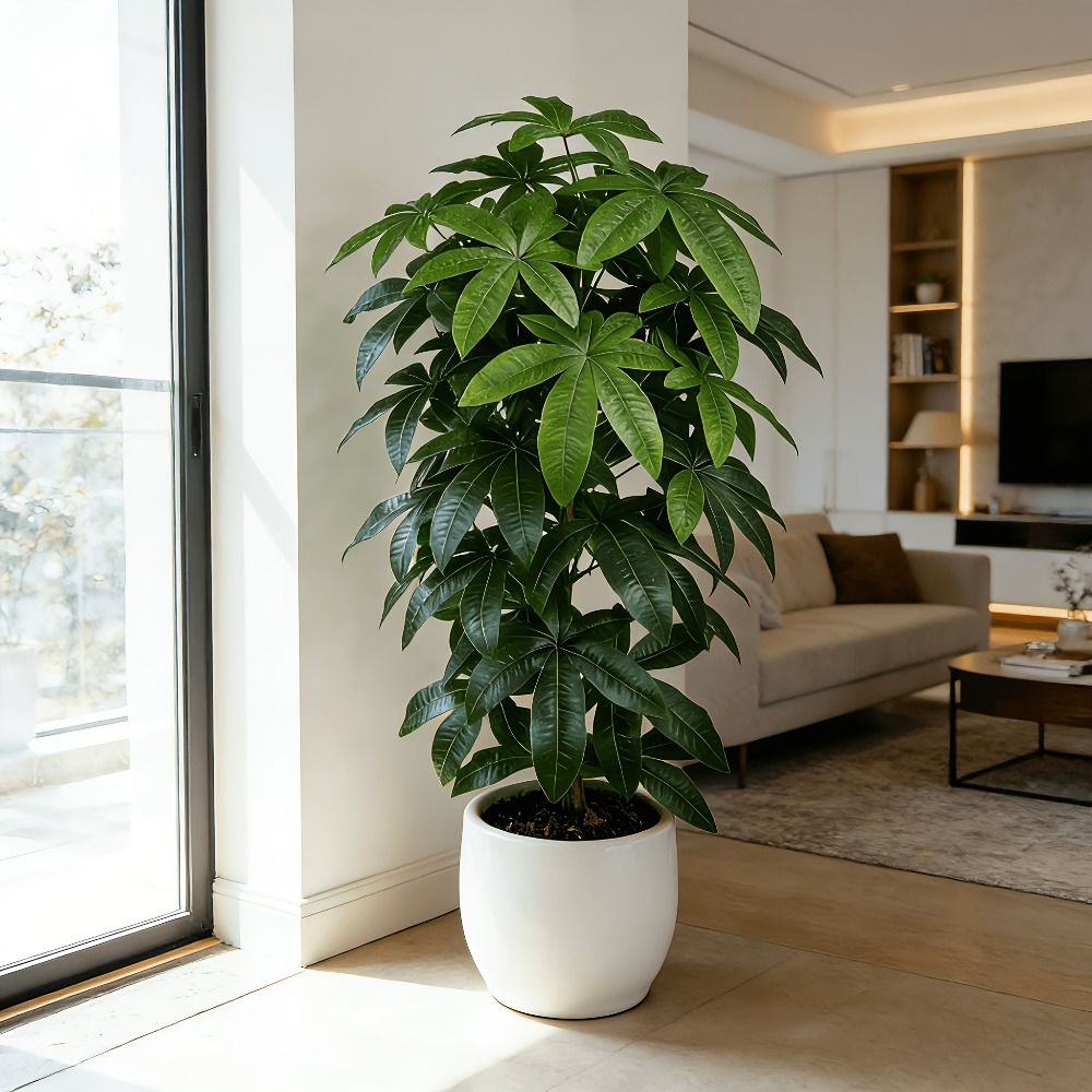 شجرة المال الاصطناعية (باشيرا  - مراجعة Snake Plant وسعره